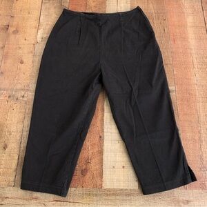 Vintage studio womens cropped black pants -10